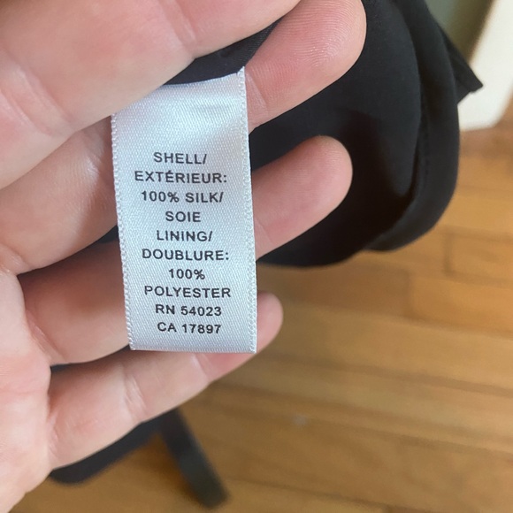 Banana republic sweetheart neck, open back block silk dress - Picture 4 of 7